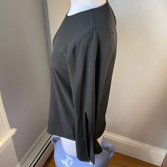 Premise Split Angel Sleeve Blouse, XS, Black - Picture 2 of 15